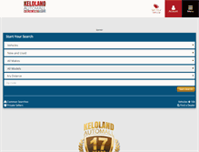 Tablet Screenshot of kelolandautomall.com